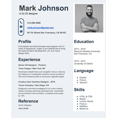 Easy Basic Resume