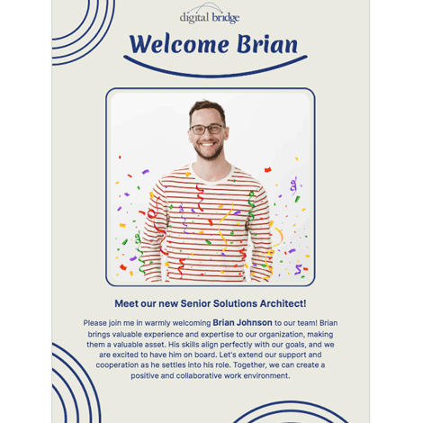 New Hire Highlight Welcome