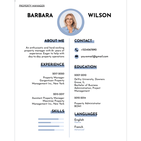 Light & Airy Resume