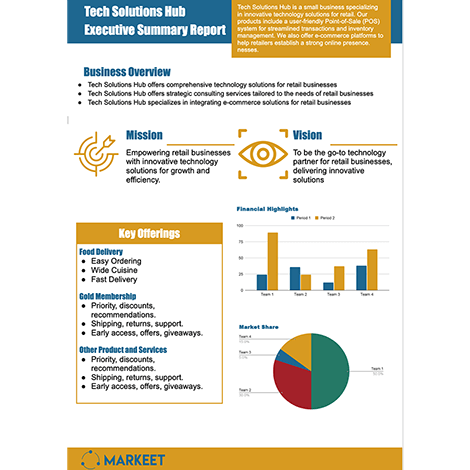 Company Overview Infographics Info Page