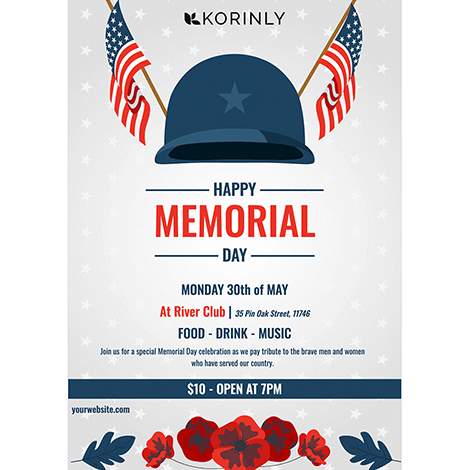 Memorial Day Celebration Invite
