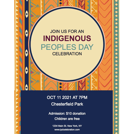 Indigenous Peoples Day Event 1