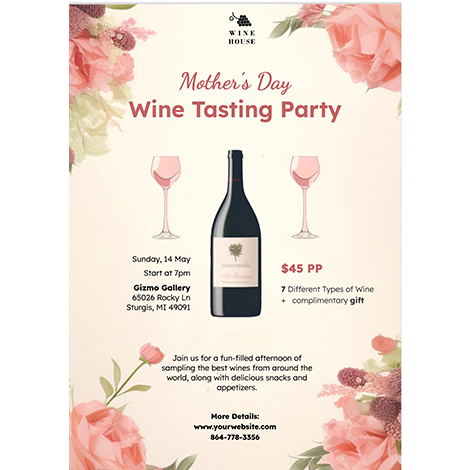Mother's Day Wine Tasting Party