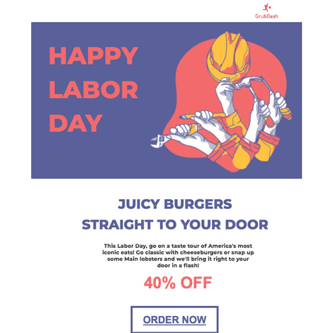 Labor Day Food Delivery
