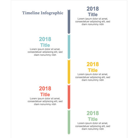 Vertical Color Timeline