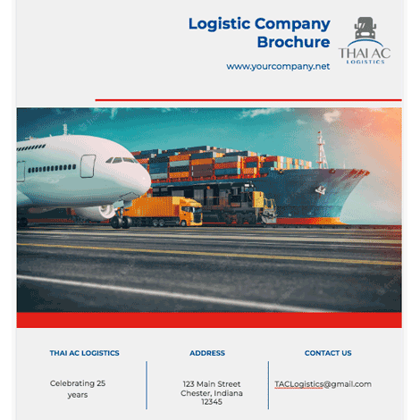 Logistic Company Brochure
