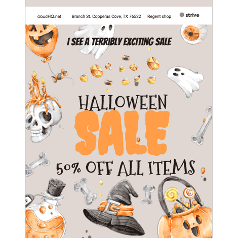 Halloween Terribly Interesting Sale