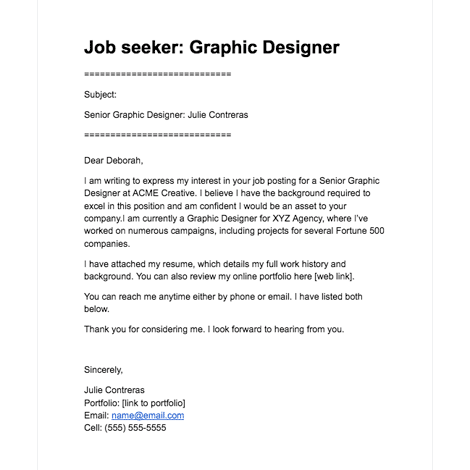 Job Seeker - Graphic Designer