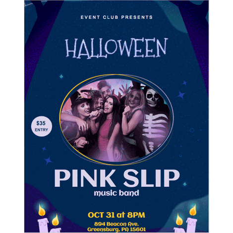 Halloween Band Show Flyer