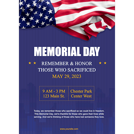Memorial Day Honor Event