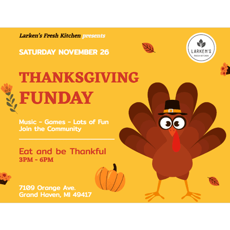 Thanksgiving Fun Turkey Event
