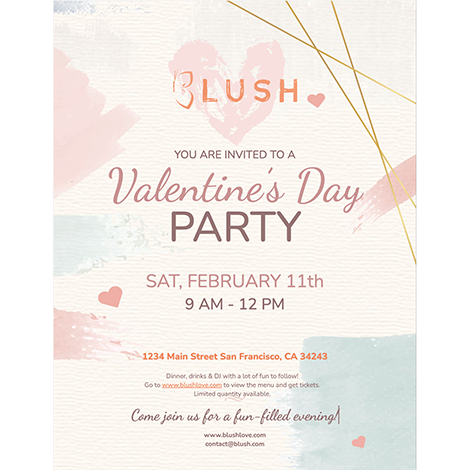 Valentine's Day Event Invitation