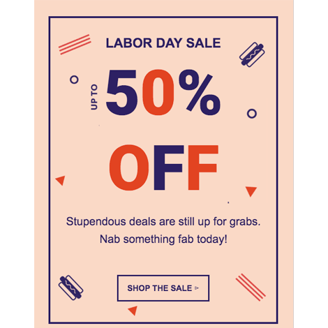 Labor Day Sale 1
