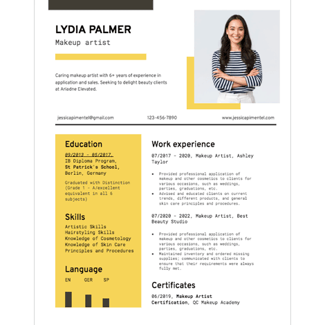 Bright & Modern Resume