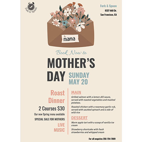 Mother's Day Dinner Event