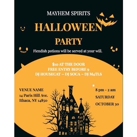 Haunted Halloween Party Invite