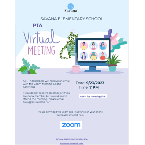 PTA Virtual Meeting