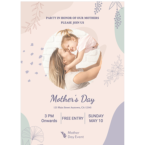 Mother's Day Party Invite