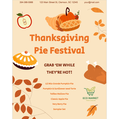 Thanksgiving Pie Festival