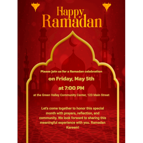 Ramadan Community Event