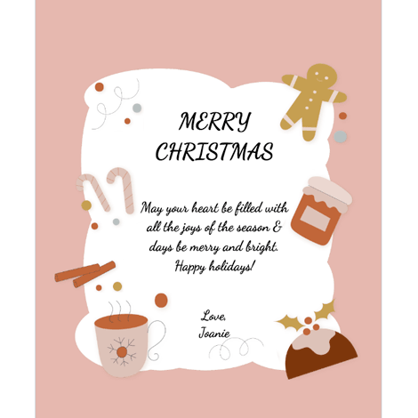 Joys of the Season Christmas Card
