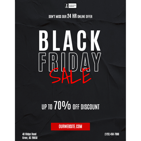 Black Friday Sale Paper Texture