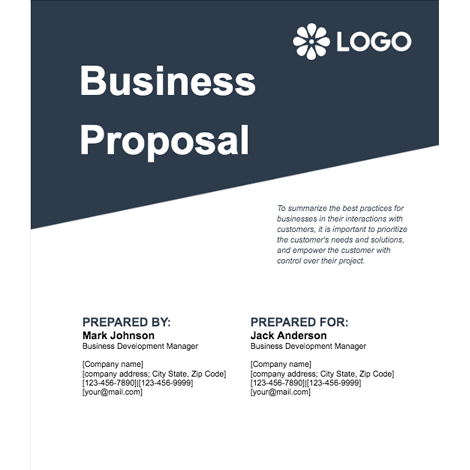 Simple & Clean Business Proposal